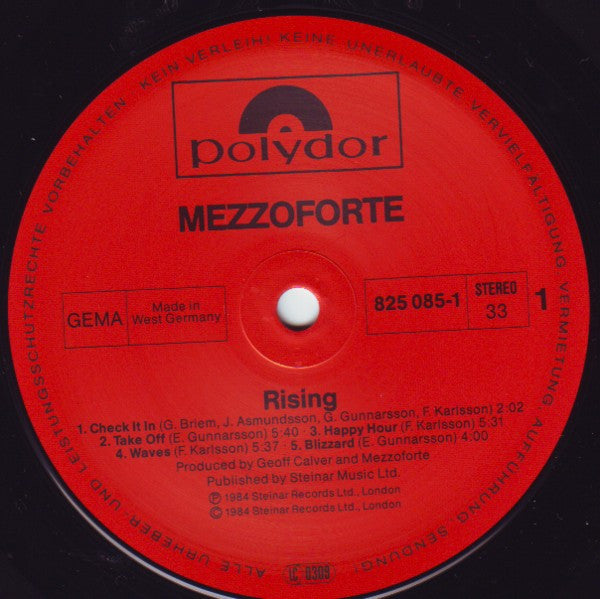 Mezzoforte - Rising