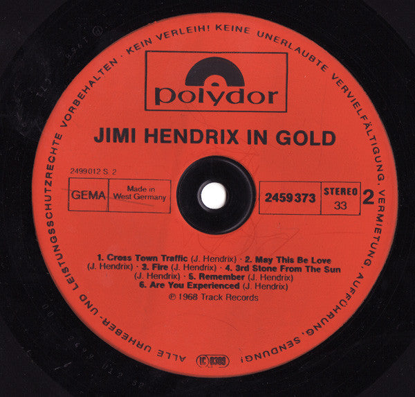 Jimi Hendrix -In Gold