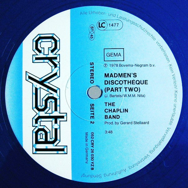 The Chaplin Band -Madmen's Discothèque Part 1 & 2