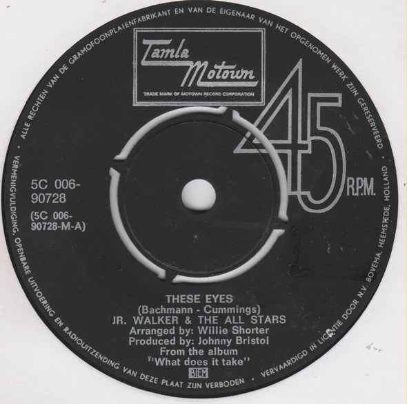Jr. Walker & The All Stars* -These Eyes