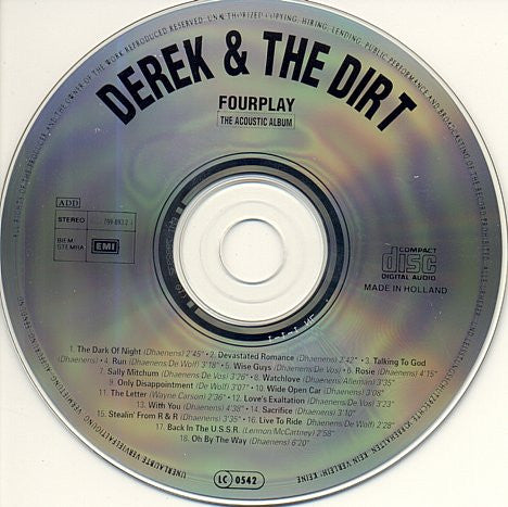 Derek & The Dirt -Fourplay (The Acoustic Album)