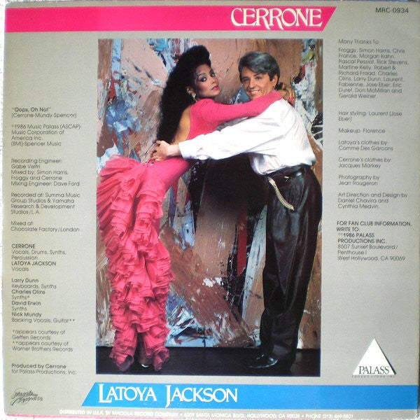Cerrone & La Toya Jackson -Oops Oh No!