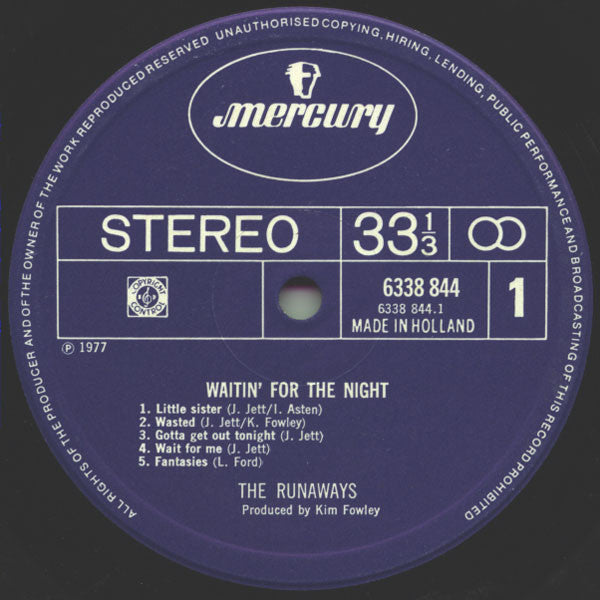 The Runaways -Waitin' For The Night
