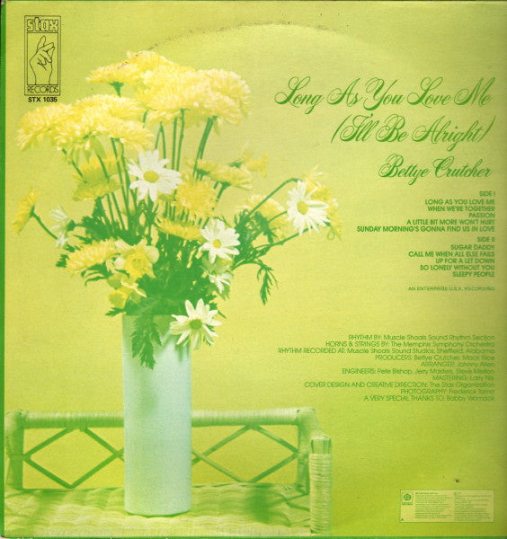 Bettye Crutcher -Long As You Love Me (I'll Be Alright)