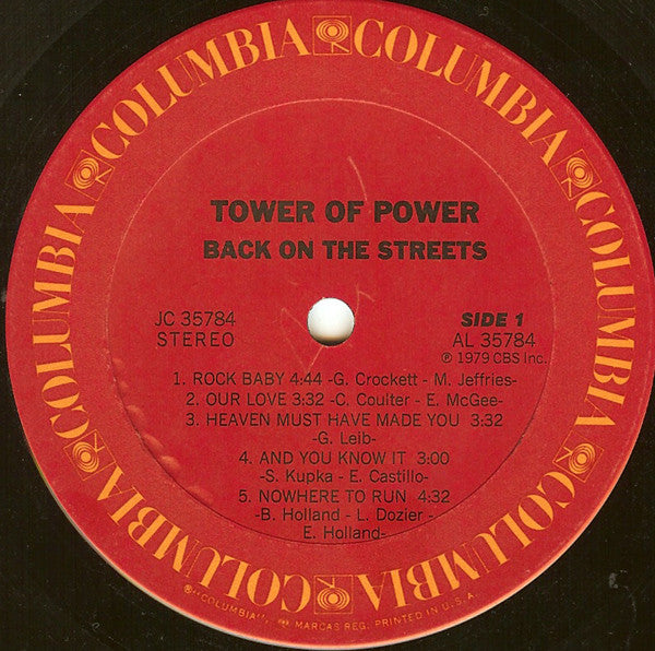 Tower Of Power -Back On The Streets