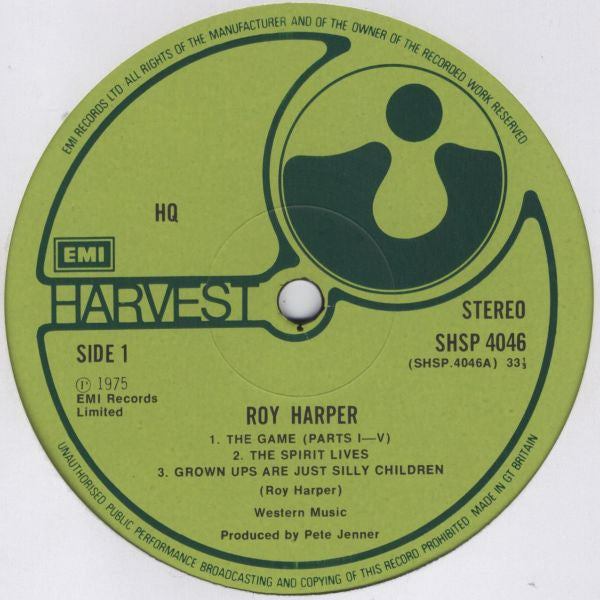 Roy Harper -HQ