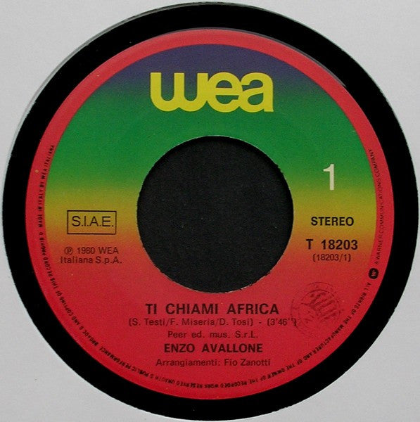 Enzo Avallone -Ti Chiami Africa