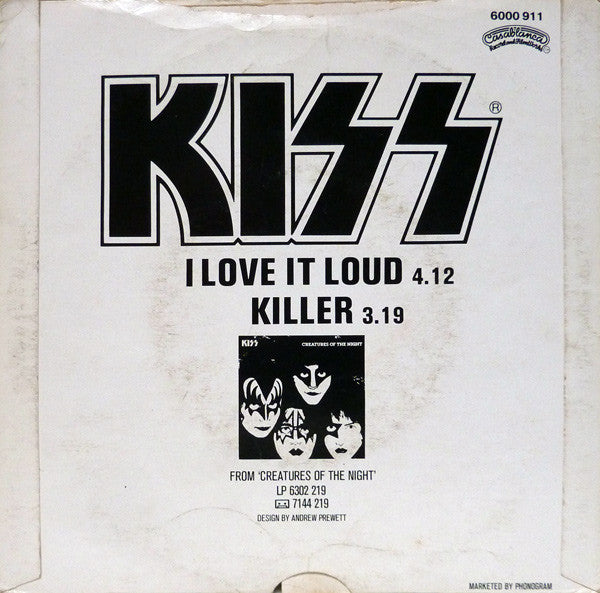 Kiss -I Love It Loud / Killer