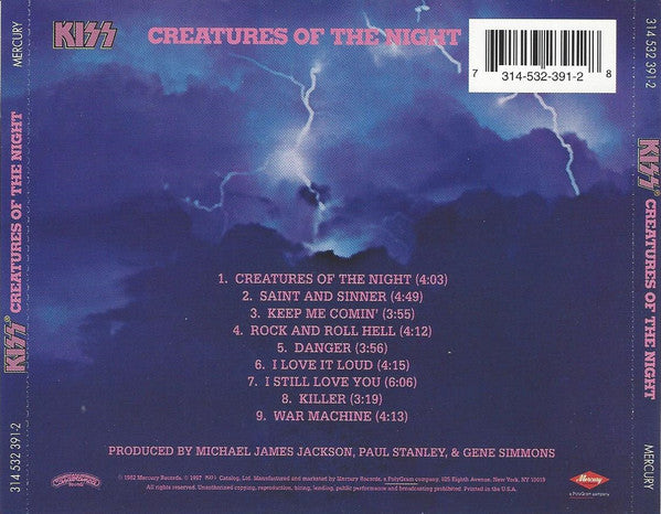 KISS - Creatures Of The Night