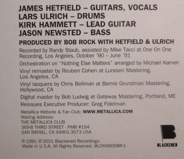 Metallica -Metallica
