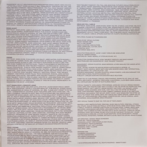 Maroon 5 - Red Pill Blues