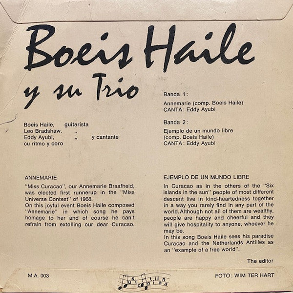 Boeis Haile Y Su Trio -Annemarie