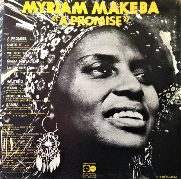 Myriam Makeba* -A Promise