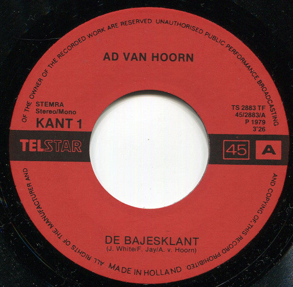 Ad Van Hoorn -De Bajesklant