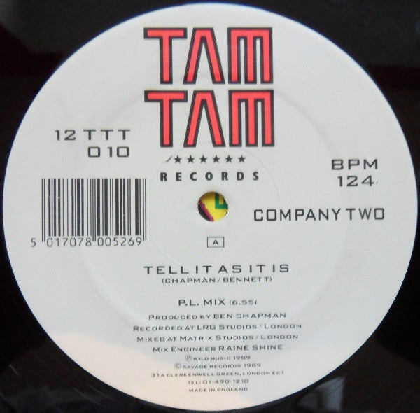 Company 2 -Tell It As It Is