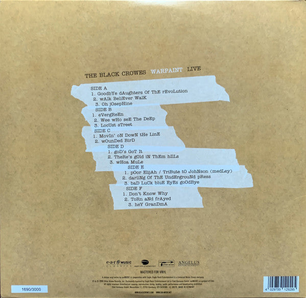 The Black Crowes -Warpaint Live