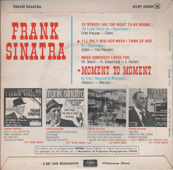 Frank Sinatra -Moment To Moment