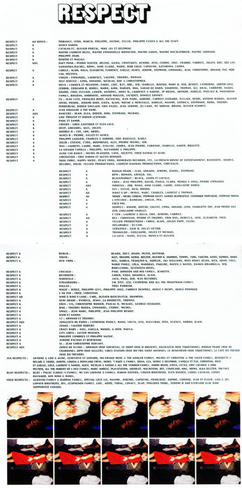 Various - Paris Is Sleeping - Respect Is Burning