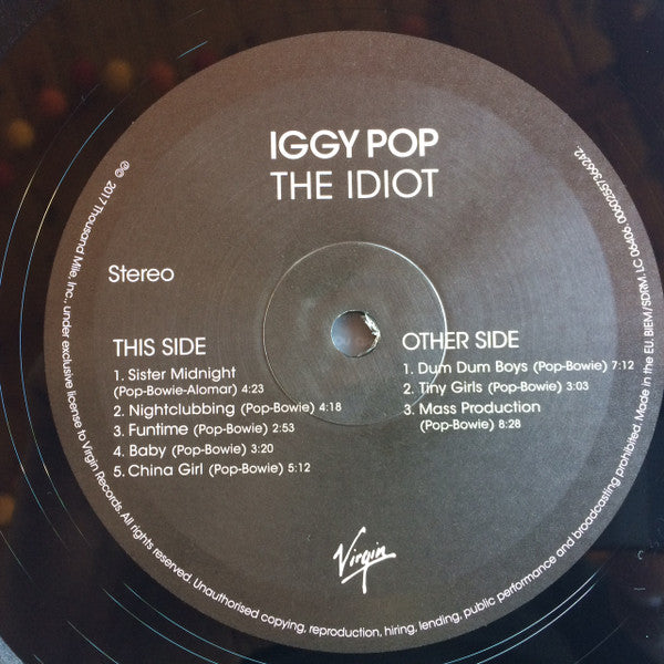 Iggy Pop -The Idiot