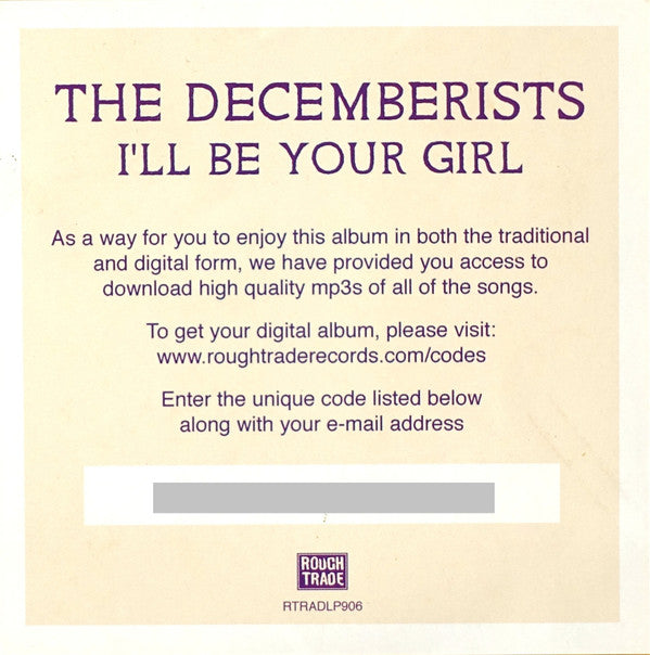 The Decemberists -I'll Be Your Girl