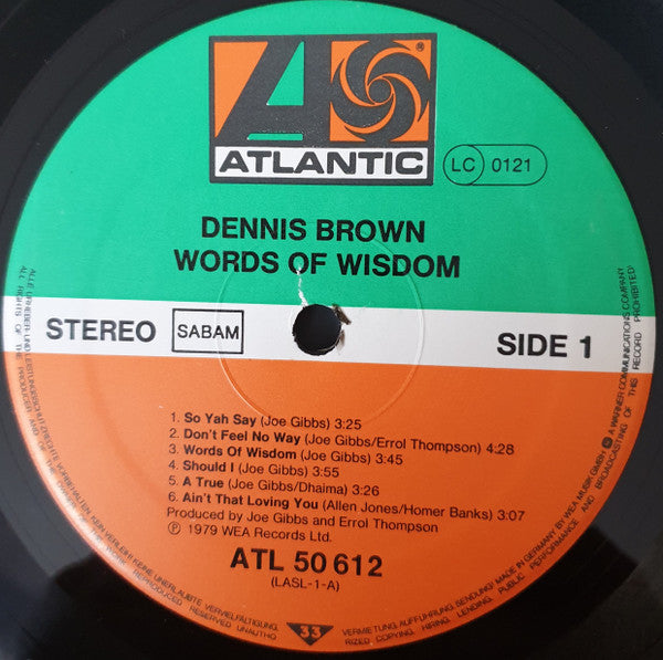 Dennis Brown - Words Of Wisdom