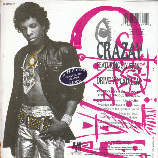 Jesse Johnson Featuring Sly Stone -Crazay