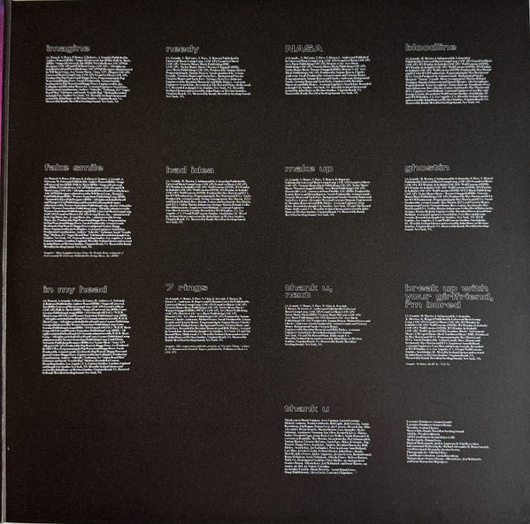Ariana Grande -Thank U, Next