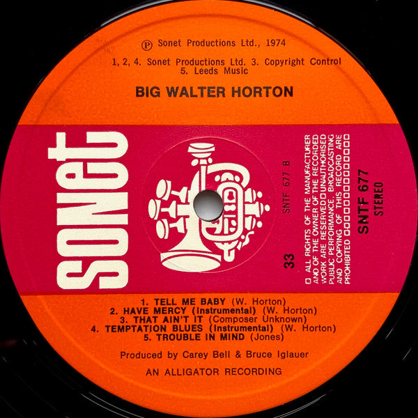 Big Walter Horton* With Carey Bell - Big Walter Horton With Carey Bell