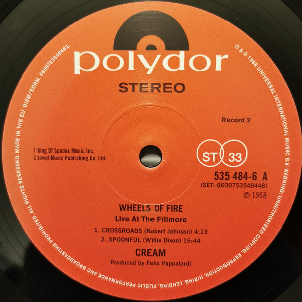 Cream (2) -Wheels Of Fire