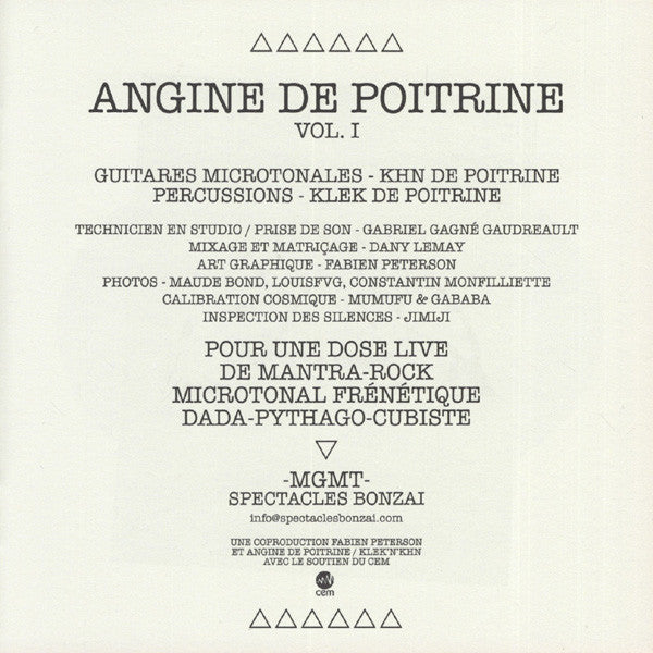 Angine De Poitrine -Vol.1