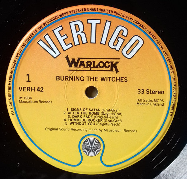 Warlock (2) -Burning The Witches