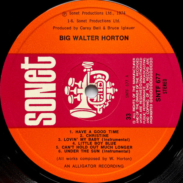 Big Walter Horton* With Carey Bell - Big Walter Horton With Carey Bell