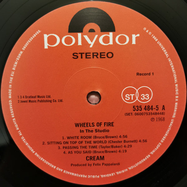 Cream (2) -Wheels Of Fire