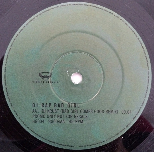 DJ Rap -Bad Girl (DJ Rap / DJ Krust Mixes)