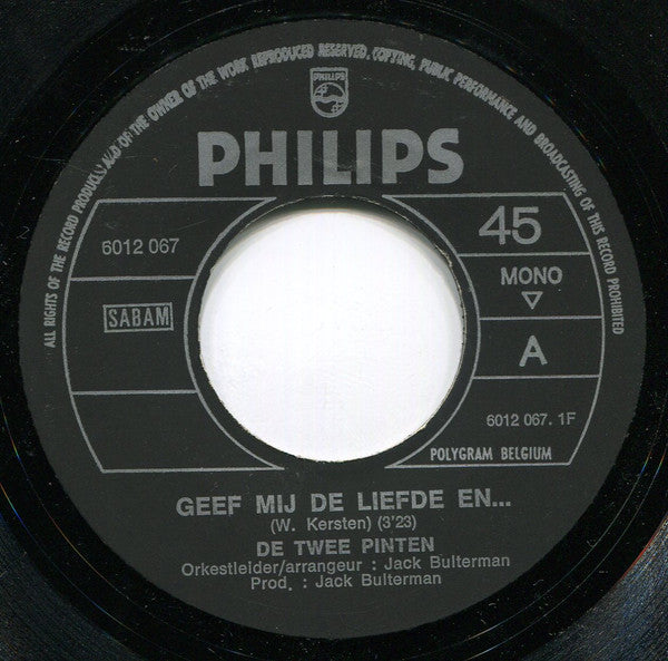 De Twee Pinten -Geef Mij de Liefde En...