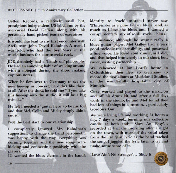 Whitesnake -30th Anniversary Collection