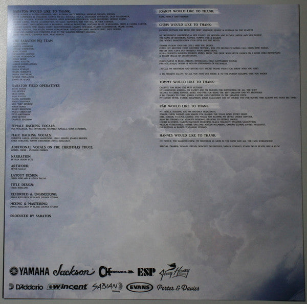 Sabaton -The War To End All Wars