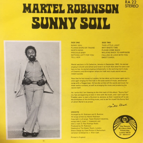 Martel Robinson -Sunny Soil