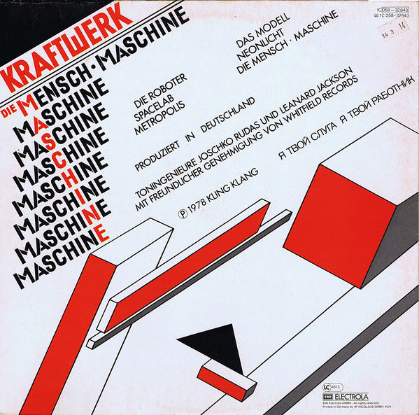 Kraftwerk -Die Mensch·Maschine