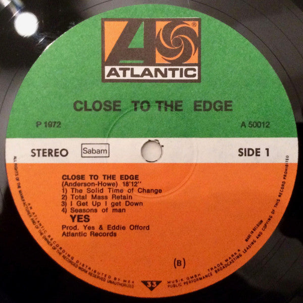 Yes -Close To The Edge