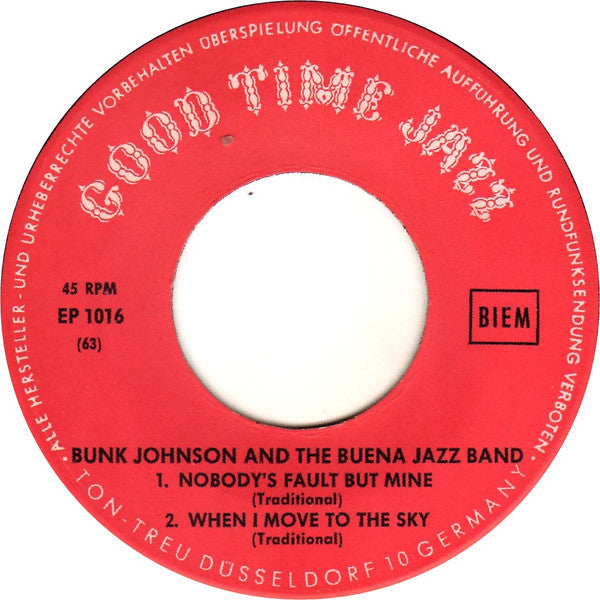 Bunk Johnson & The Yerba Buena Jazz Band -Volume 1