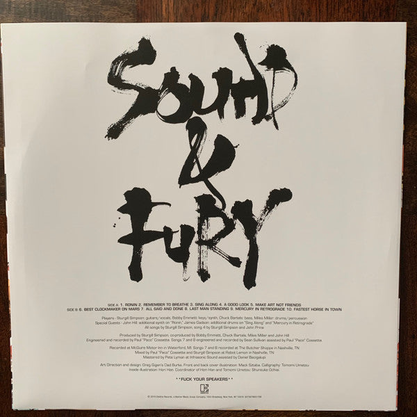 Sturgill Simpson -Sound & Fury
