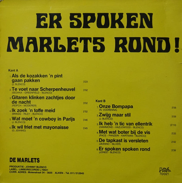 De Marlets -Er Spoken Marlets Rond!