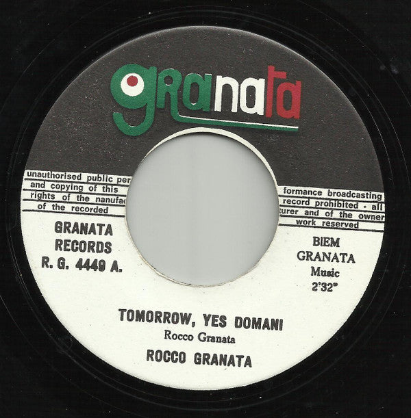 Rocco Granata -Tomorrow, Yes Domani