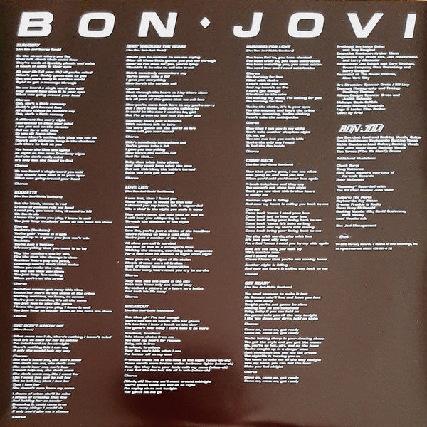 Bon Jovi -Bon Jovi