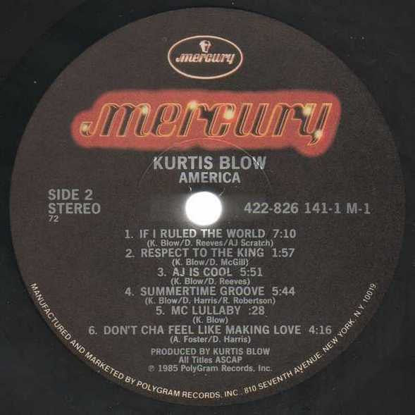 Kurtis Blow - America