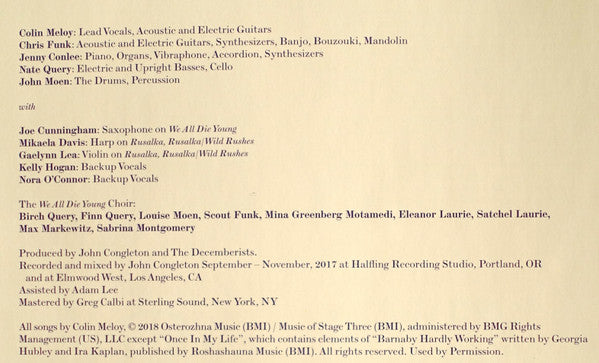 The Decemberists -I'll Be Your Girl