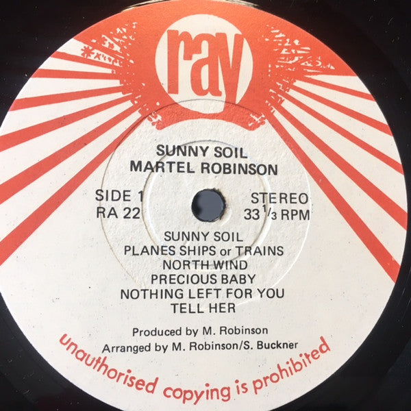 Martel Robinson -Sunny Soil