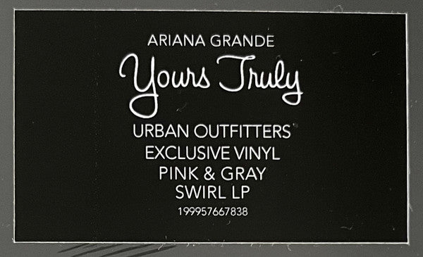 Ariana Grande -Yours Truly