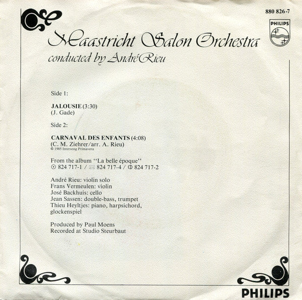 Maastricht Salon Orchestra* - Jalousie